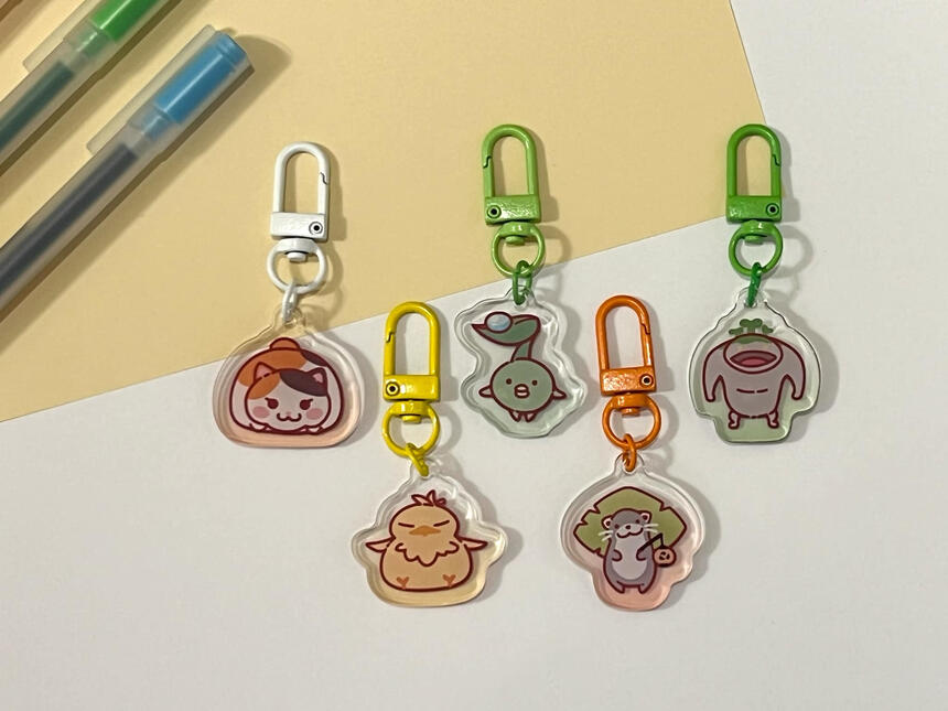 ffxiv minion keychains
