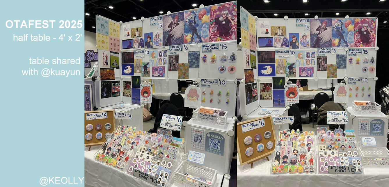 otafest 2025 table